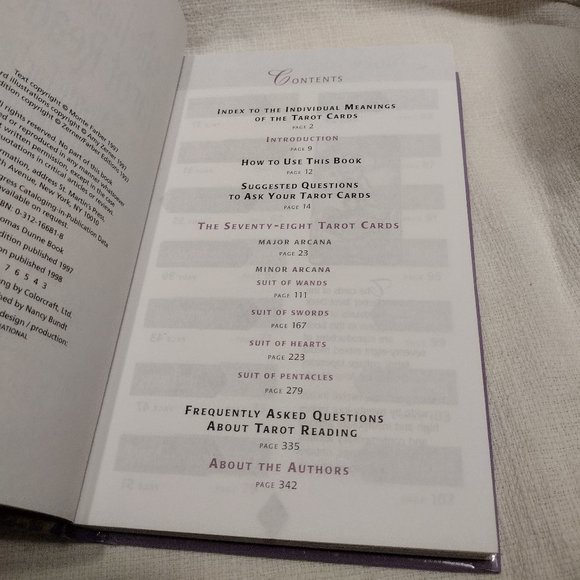 The Instant Tarot Reader: Book *Only* - Picture 4 of 14